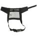 Trixie 19262 muzzle with mesh insert polyester S M black natural 1 piece (1 pack)