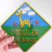 Toddler Garden Giraffe Non Personalised Novelty Baby on Board car Window Sign