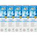 A+D Zinc Oxide Diaper Rash Cream with Aloe 4 oz (Pack of 5) - Soothing Protection for Baby's Skin - Buy Online on SooperMarket.com