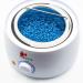 Adjustable Temperature Wax Warmer Hair Removal Kit - Includes 4 Bags Hard Wax Beads, Application Spatulas, Vented Cover, Auto Shut-Off - Buy Online on SooperMarket.com