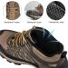 FREE SOLDIER Men's Waterproof Hiking Boots - Lightweight & Breathable Ankle Boots for Trekking - Black/Brown, Size 12 - Buy Online on SooperMarket.com