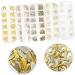 WOFASHPURET 5 Boxes Metal Nail Decoration Nail Art Supplies Nail Art Decor Nail Craft Decors Nail Charm Glue Rhinestone for Nails Nail Art Studs Diy Nail Charms Nails Gems Suite Hollow Out - Buy Online on SooperMarket.com