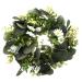 LIFKICH Wreath Planta Artificial Faux Greenery Artificial Eucalyptus Garland Holiday Window Hanging Eucalyptus Leaves Garland Faux Plants Fall Garland or Artificial Grass Daisy White White 30X30CM