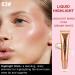 Lisara Highlighter Beauty Wand - Creamy White Liquid Highlighter Stick with Cushion Applicator for Face & Body - Lightweight & Blendable Silky Smooth Formula - Buy Online on SooperMarket.com
