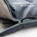 BISINNA XXL 3-4 Season Sleeping Bag for Big & Tall Adults - Waterproof, Lightweight & Warm - Perfect for Camping, Backpacking & Hiking - Gray - Left Zip - Buy Online on SooperMarket.com