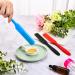3-Piece Non-Stick Silicone Wax Spatula Set | Reusable Hair Removal Applicators in Black Red & Blue - Ideal for Home & Salon - Buy Online on SooperMarket.com