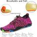 Buy Saguaro Unisex Bathing Shoes - Soft Breathable Slipproof Water Shoes for Women & Men - Violet EU Size 42 - Buy Online on SooperMarket.com