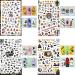 Kalolary 12 Sheets Halloween Nail Art Stickers Decals DIY Self-Adhesive Nail Sticker Decals Nail Art Tips Stencil Nail Decorations for Halloween Party Include Pumpkin/Bat/Ghost/Witch etc - Buy Online on SooperMarket.com