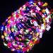 Aoriher 16 Pieces LED Flower Headband Lower Crown Flower Headdress for Women for Wedding Halloween Christmas and Party