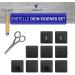 Lobux Razor Holder - Self-Adhesive Waterproof Soft-Touch Silicone Shower & Mirror Bracket | Black Shaver Holder for Bathroom & Wall - Buy Online on SooperMarket.com