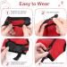 Adjustable Soft Rabbit Dishes & Leash for Small Pets | Kitty & Bunny Walking Accessories - Red XS (20-27.5cm) - Buy Online on SooperMarket.com
