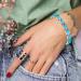 EnerCoppeX Copper Magnetic Bracelet for Women - Turquoise Jewelry with 3500 Gauss Magnet (COB-0165) - Buy Online on SooperMarket.com