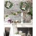Sntieecr 9 PCS Metal Floral Hoop Wreath Macrame Rings for DIY Wedding Decorations - 6/8/10 Inch Silver Hoop Set - Buy Online on SooperMarket.com