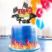 Cyodoos 1Pcs Two Fast Cake Topper Race Car Cake Decoration Racing Car Theme Race Car Theme 2nd Birthday Party Decoration Boy Girl Second Birthday Flag Sign Supplies - Buy Online on SooperMarket.com
