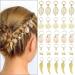 Dreadlocks Hair Jewelry: 140pcs Aluminum Hair Cuffs, Rings, Shell Accessories for Women - Loc Clips & Pendants, Braid Decor - Buy Online on SooperMarket.com