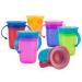 Nuby Plastic 1pk No Spill 2-Handle 360 Degree Wonder Cup - Colors May Vary  Red/Green/Pink/Aqua/Purple/Orange