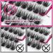Self Adhesive Lash Extension Kit - DIY Eyelash Clusters 72 Wispy Individual Lashes No Glue Needed (10-16mm) - Z4-D & Z3 Mix - Buy Online on SooperMarket.com