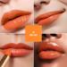 Oulac Moisturising Orange Lipstick - Hydrating Lipstick & Lip Balm for Dry Lips | Juicy Glossy Finish, Vegan & Cruelty-Free (08) - Buy Online on SooperMarket.com