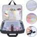 LLYWCM Embroidery Project Bag - Multifunctional Storage for Floss, Crochet Hooks & Sewing Accessories (Black) - Buy Online on SooperMarket.com