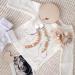 Buy Kowlone Silicone Pacifier Chain for Girls - 2-Pack (Beige & Oatmeal) | Dummy Clips & Holder for Baby Showers - Buy Online on SooperMarket.com