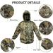 ANYDKE Ghillie Suit Camouflage Hunting Suits - Lightweight Breathable 3D Leaf Camo Clothing for Jungle Shooting, Airsoft, Photography - Fits 5.9-6.2ft Tall - Ideal for Outdoor Activities and Halloween - Buy Online on SooperMarket.com