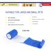 Protectaplast Self-Adhesive Blue Bandage for Pets | Latex-Free & Glue-Free 6cm x 2m | Ideal for Dogs Cats & Horses - Wound & Joint Dressing - Buy Online on SooperMarket.com