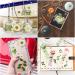 Nuanchu 81 Pcs White Dried Pressed Flowers & Leaves for Resin Jewelry, Scrapbooking & Art - Larkspur, Gypsophila - Floral Decorations - White - Buy Online on SooperMarket.com