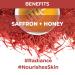 Nykaa Naturals Skin Secrets Bubble Sheet Mask - Saffron & Honey | Pore Cleansing Anti-Aging Brightening & Hydrating 0.67 oz - Global Shipping Available - Buy Online on SooperMarket.com