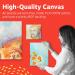 Artlicious 8x10 Blank White Canvas Boards - Pack of 12 | 100% Cotton Art Panels for Oil, Acrylic & Watercolor Paint - Buy Online on SooperMarket.com