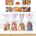 Cellophane Sweet Bags 100 Pcs 13x18cm Cellophane Party Bags with 100 Pcs Colored Twist Ties for Candy Treat Cookie Kids Party Gift Bags - Buy Online on SooperMarket.com
