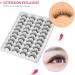 AIDIRui 20 Pairs 3D Chemical Fiber Lashes Natural False Eyelashes Dramatic Volume Lashes Makeup Extension Eyelashes - Buy Online on SooperMarket.com