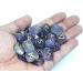 Amethyst Runes Crystal Rune Stones Set Elder futhark Viking Gemstone Reiki Healing Golden Engraved Runic Alphabets (Amethyst) - Buy Online on SooperMarket.com