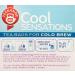 Teekanne Peach & Passion Fruit Cold Brew Tea Infusion Ice Cool Sensations All Natural Real Fruit with Apple Rosehip Hibiscus 18 Teabags - Buy Online on SooperMarket.com
