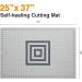 Fiskars Craft Supplies: Self Healing Cutting Mat for Crafts  Sewing  and Quilting Projects  24x36 (12-83727097J)   Gray Home - Buy Online on SooperMarket.com