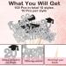 FoldTier 100 Pcs Graduation Cupcake Toppers Congrats Grad Class of 2024 Graduation Cupcake Picks Diploma Cupcake Toppers Supplies for Cake Graduation Party Decorations (Black Silver) - Buy Online on SooperMarket.com