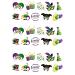 30 Stand Up Mardi Gras Carnival Fiesta Themed Edible Wafer Paper Cake Toppers Decorations