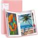 Huacan A3 Diamond Painting Storage Book 30 Pages Portfolio Presentations Folder for 30x40cm Painting Pink