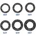 DECKAS Single Speed Chainring 144 BCD | 44T-56T Chain Ring for 7-12 Speed - Buy Online on SooperMarket.com
