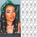NAISKA 20PCS Butterfly Hair Clips Dreadlock Accessories Hair Jewelry for Women Braid Hair Cuffs Charms Rings Braid Clips Golden Butterfly Hair Accessories (Silver)