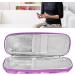 Portable Insulin Pen Case & Cooler Travel Bag - Purple | Diabetic Supply Organizer - Buy Online on SooperMarket.com