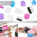 25PCS 3ml Empty Sample Jars with Mini Spatulas - Clear Lid Cosmetic Containers for Makeup, Oils, Lotions, Powders, Paint, Jewelry, Lip Balms - Buy Online on SooperMarket.com
