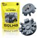 SOLM8 - Screw in Spikes Replacement for Golf Shoes & Cricket Spikes, Easy to Install Metal Threading Screw Size  Inch (23 Count + 1 Spanner)