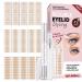 Eyelid Tape, Invisible Eyelid Lifter Strips with Lifting Cream, Fork Rods & Tweezers, for Naturally Instant Eyelid Lift Pink