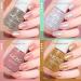 EONFAVE Glitter Nail Polish Sets - 6 Colours Pearlescent Glitter Nail Varnish Set - Shinny Peel Off Nail Polish Gifts for Women Nail Art DIY Home - No Need Cured Glitter Pearl Set - Buy Online on SooperMarket.com