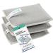 Elexaclean flush sponge pot cleaner sponges (3 -series set 12x10 cm gray) washable - for reusing with microfiber - new: large version of 3 Set 12x10cm (large)