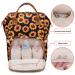 Sunflower Diaper Bag Backpack - Large Waterproof Maternity Baby Nappy Bag for Women - Buy Online on SooperMarket.com