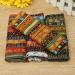 HAPYLY Pack of 4 Assorted Cotton and Hemp Pre-Cut Fat Quarters Quilt Fabric 50x70CM - Multicolor - Buy Online on SooperMarket.com