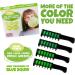 Blue Squid Haircover for Girls - 4 Pack Green Temporary Hair Color Combs | Washable & Perfect Gift Ideas for Teenage Girls - Buy Online on SooperMarket.com