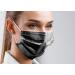 Type IIR Medical Face Mask | Surgical Face Mask | 50 pieces | BFE 98% | EN14683:2019 | CE Certified (BLACK)