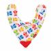Nuby ID4290 Bandana Bib with Teething Ring - Stylish & Functional Baby Bib - Assorted Colors - Shop Internationally Now! - Buy Online on SooperMarket.com